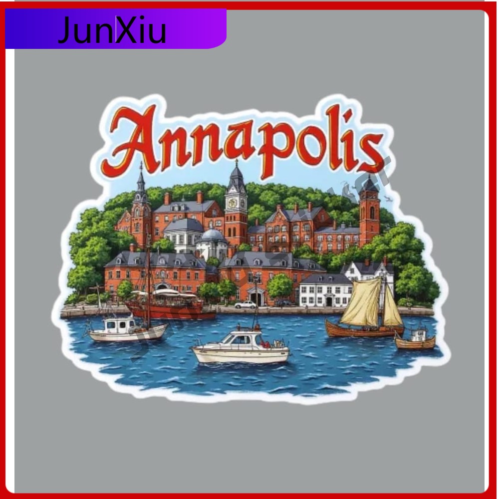 Laptop Accessories Logo - Annapolis maryland adesivo de viagem personalizado