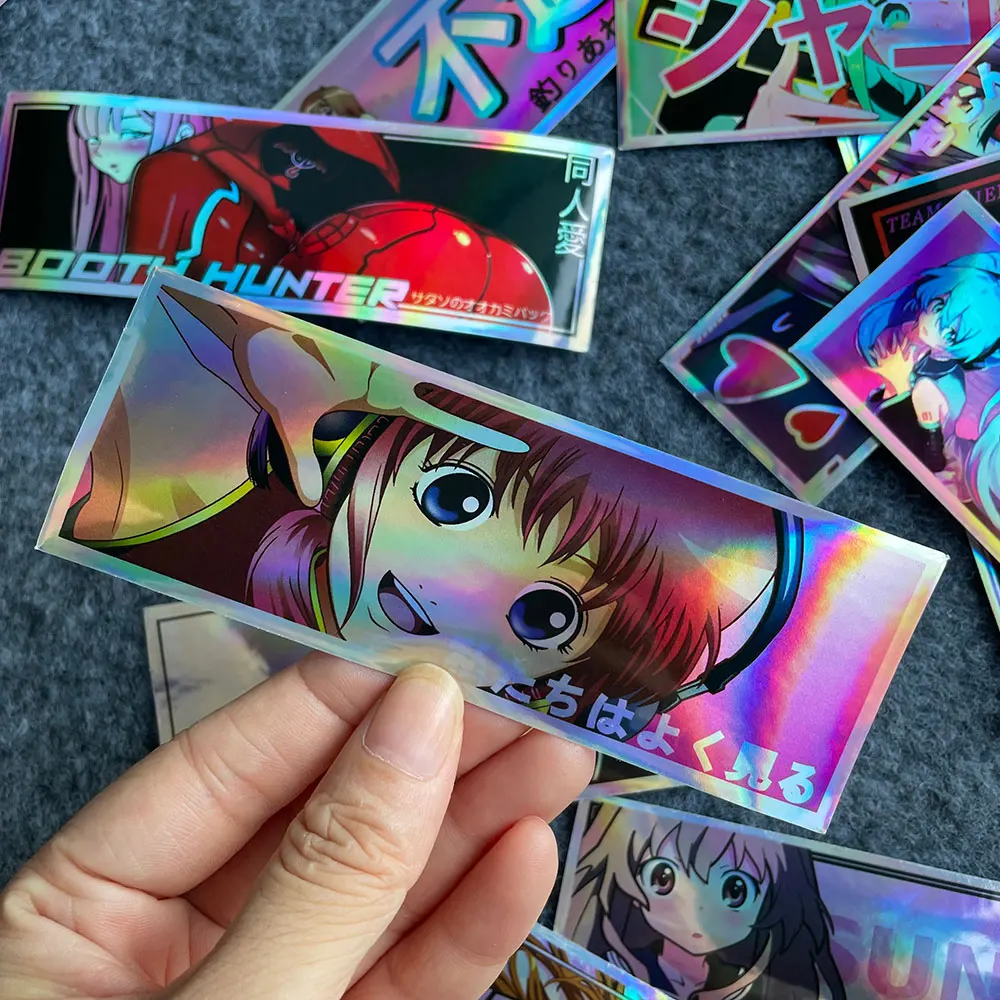 Laptop Accessories For Girls - Jdm anime adesivos motocicleta arco-íris decalque