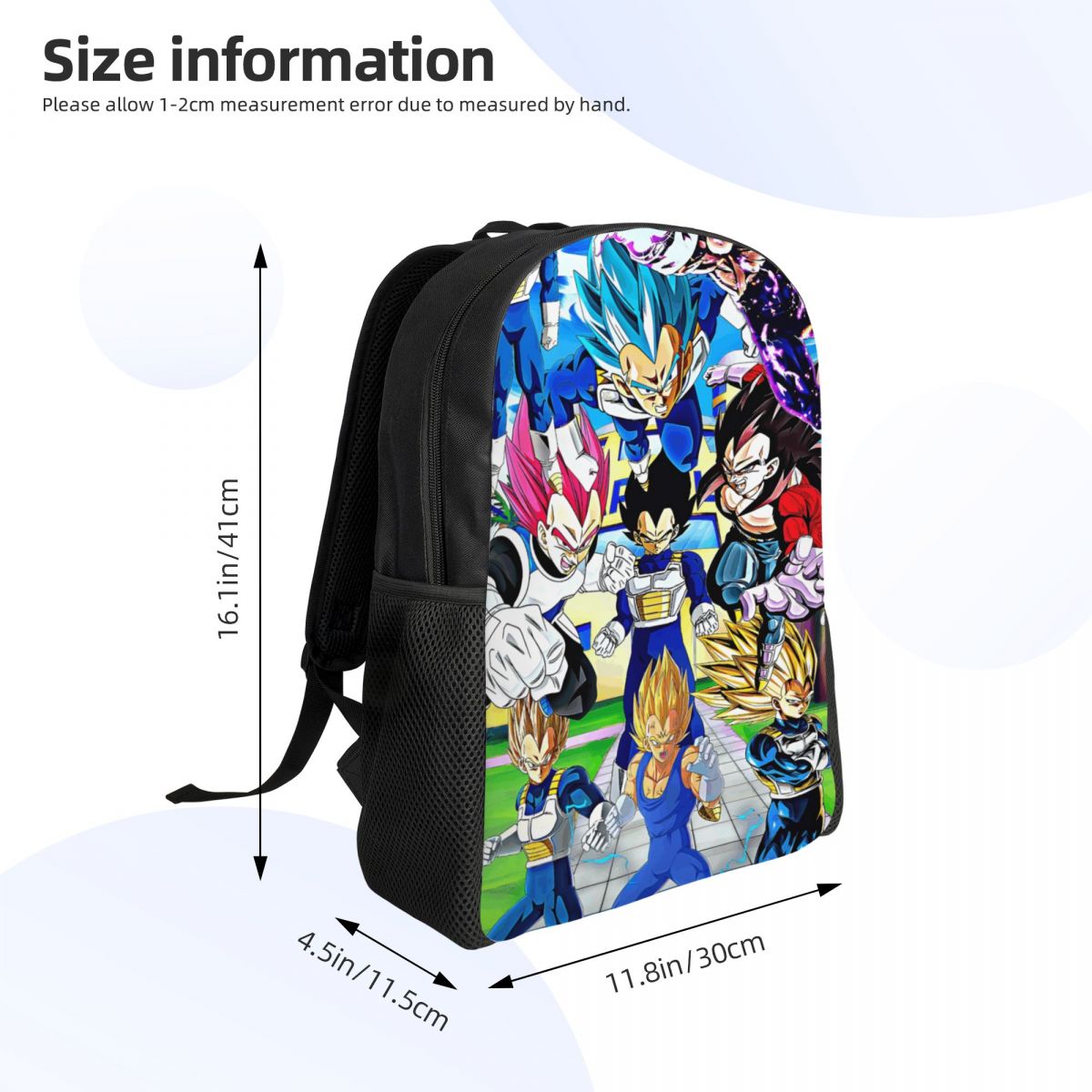 Mochila personalizada v-vegeta - Laptop Accessories Bag For Men avaliação e preço