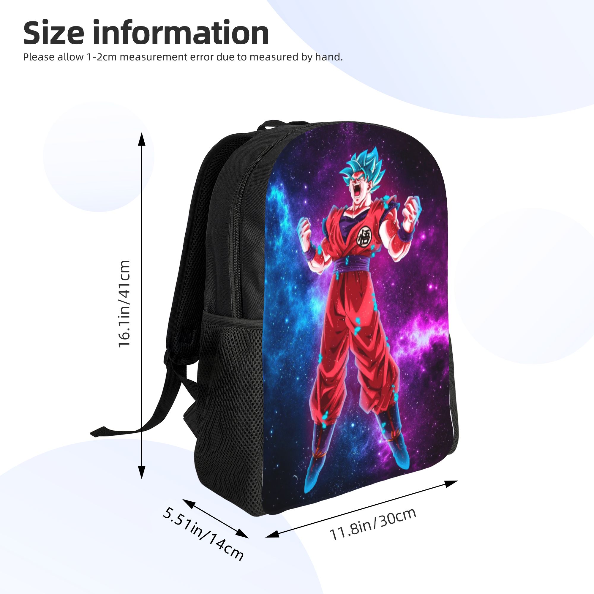 Mochila 3D Dragon Ball Z Goku  - Laptop Accessories Bag For Men avaliação e preço