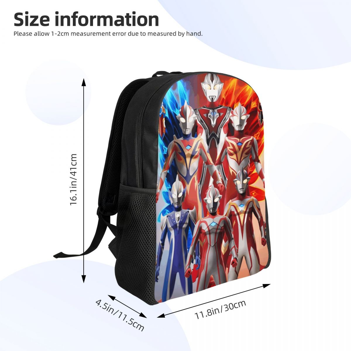 Mochila 3D Print Cartoon U-Ult - Laptop Accessories Bag For Men avaliação e preço