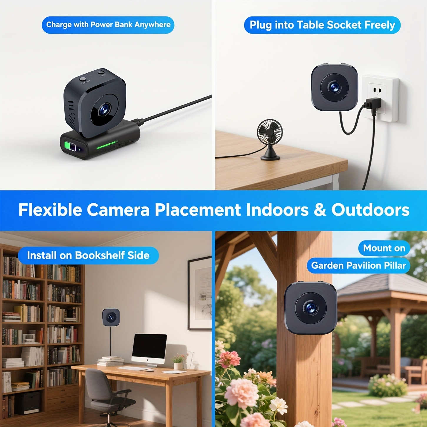 1080p hd mini câmera wi-fi seg - Monitor Portable Usb avaliação e preço